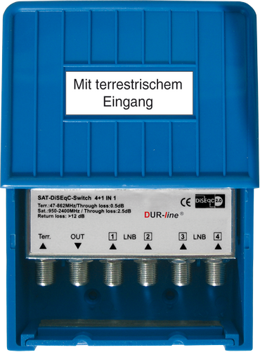 Multischalter Type 5 IN/1 OUT