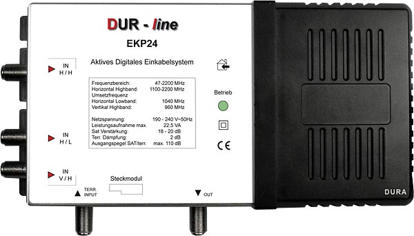 Einkabelsystem aktiv