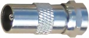 F-Stecker auf IEC-Stecker