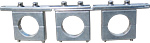 Multifeedhalter in Alu 3fach