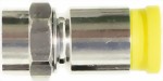 Passende Quetsch F-Stecker: Gelb