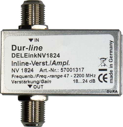 Inline Verstärker für Unicable-Einkabelsysteme Inline Verstärker für Unicable-Einkabelsysteme