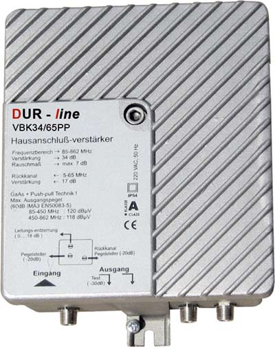 Hausanschlu�verst�rker 34 dB