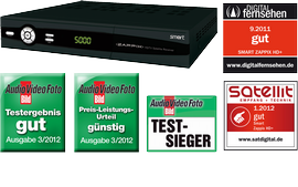 Smart Zappix HD+ Receiver mit USB-PVR Funktion