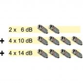 DUR-line DG-S - SAT/BK Dämpfungsglied-Set 