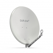 DUR-line Select 60/65 Hellgrau - Alu Sat-Reflektor hellgrau