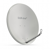 DUR-line Select 85/90 Hellgrau - Alu Sat-Reflektor hellgrau
