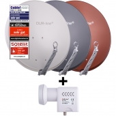 DUR-line Select 75/80 + UK 124 LNB - Einkabel Set 