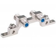 DUR-line DEB 2 Guss - Erdungsblock 2-fach