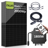 Balkonkraftwerk - 1800W/2000Wp PV-Modul - Set 
