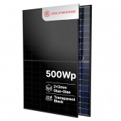 Jolywood JW-HD108N R2-500W - transparent black - PV Modul 