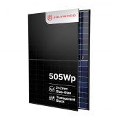 Jolywood JW-HD108N R2-505W - transparent black - PV Modul 