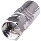 F-Stecker auf IEC-Buchse - Adapter 