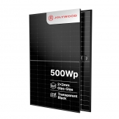 Jolywood JW-HD120N R3-500W - transparent black - PV Modul 