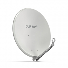 DUR-line Select 60/65 Hellgrau - Alu Sat-Reflektor hellgrau