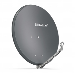 DUR-line Select 75/80 Anthrazit - Alu Sat-Reflektor anthrazit