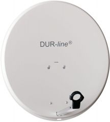 DUR-line MDA 60 Hellgrau - Alu Sat-Reflektor hellgrau