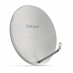 DUR-line Select 85/90 Hellgrau - Alu Sat-Reflektor hellgrau