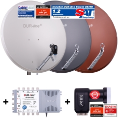 DUR-line Select 85/90 + MS5/8 + LNB - 8 TN Set 