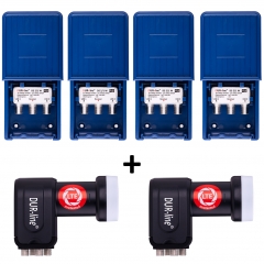 DUR-line Di-S 2/4 - DiSEqC Set 