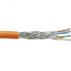 CAT 7 100m starr Orange - Netzwerkkabel 