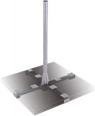 DUR-line Herkules 8PL XL 1,2m - 8-Plattenständer Mast 1,2m