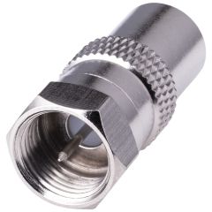 F-Stecker auf IEC-Stecker - Adapter 