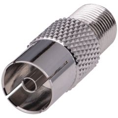 F-Buchse auf IEC-Buchse - Adapter 