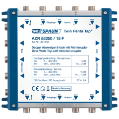 Spaun AZR 55250/15 F - 4 SAT-ZF Abzweiger 