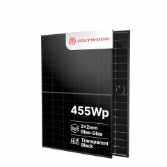 Jolywood JW-HD96N-455W - transparent black - PV Modul 