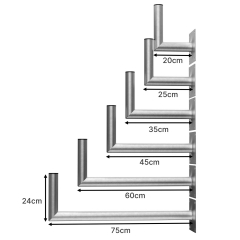 DUR-line WHSF - Stahl-Wandhalter 