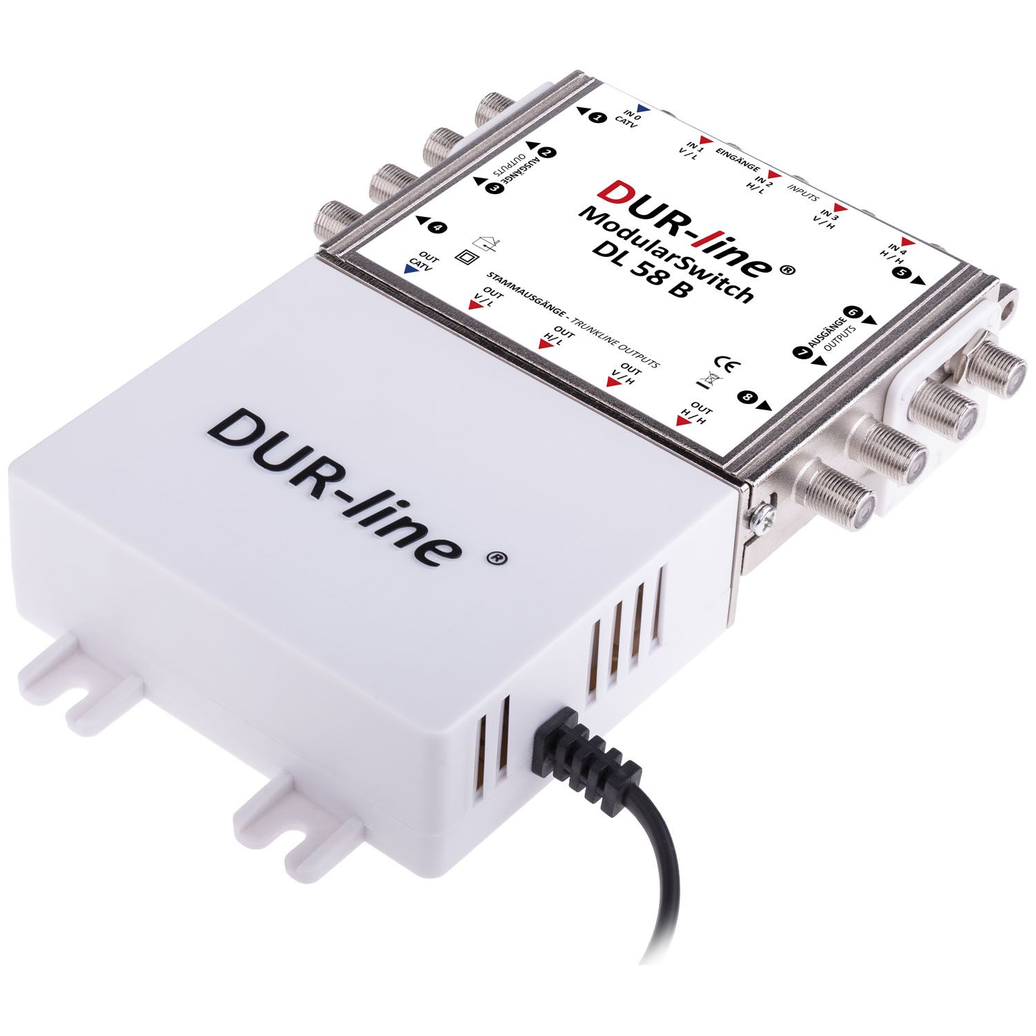 DUR-line DUR 95KN-100 Koaxialkabel100m SAT-Digitalkabel />95 dB 3-fach 7mm